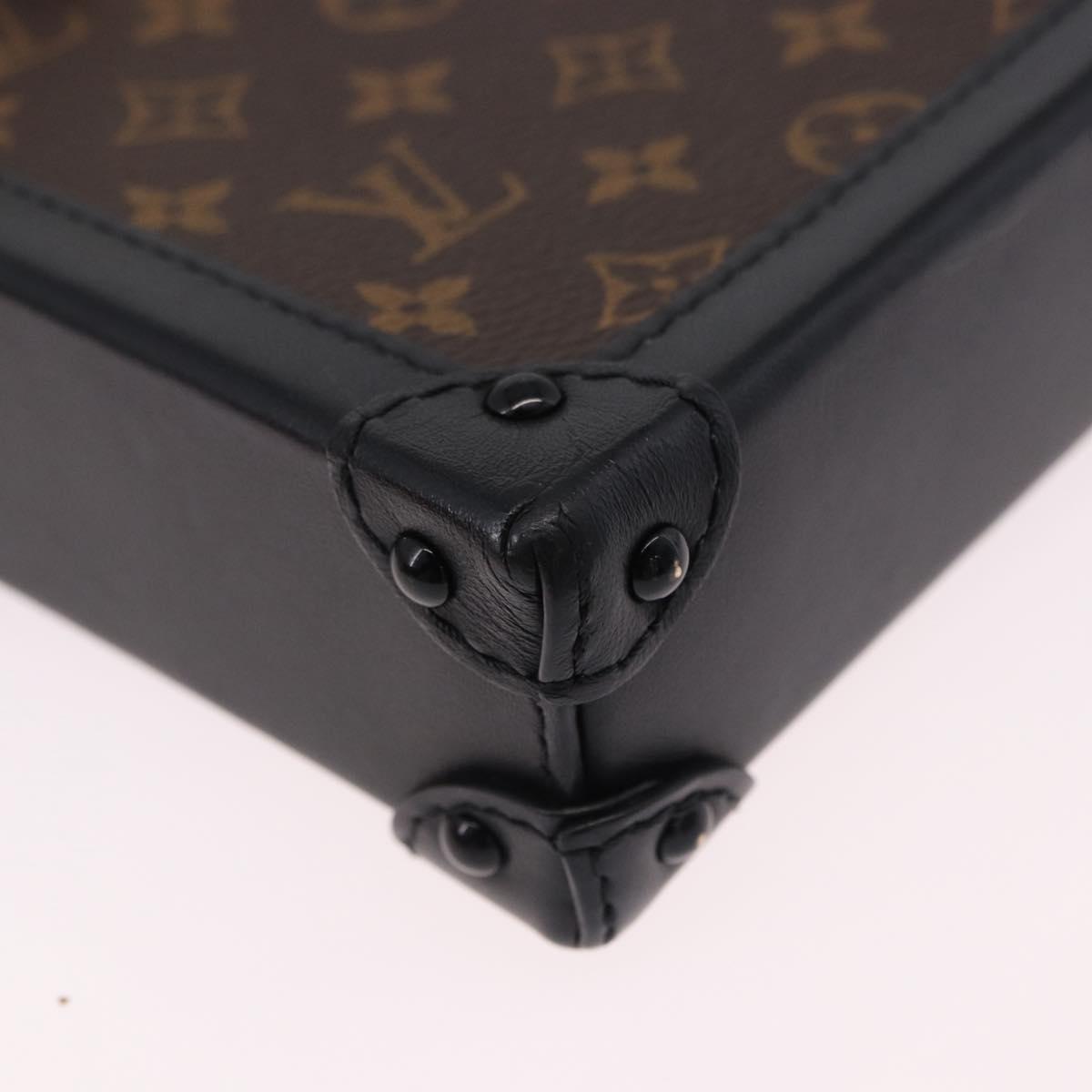 LOUIS VUITTON Monogram Pochette Trunk Vertical Shoulder Bag M63913 Auth ka5398M