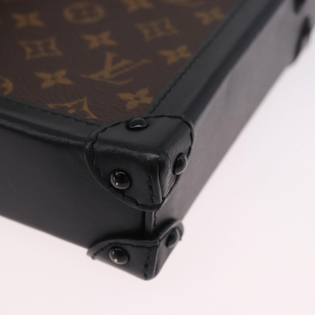 LOUIS VUITTON Monogram Pochette Trunk Vertical Shoulder Bag M63913 Auth ka5398M
