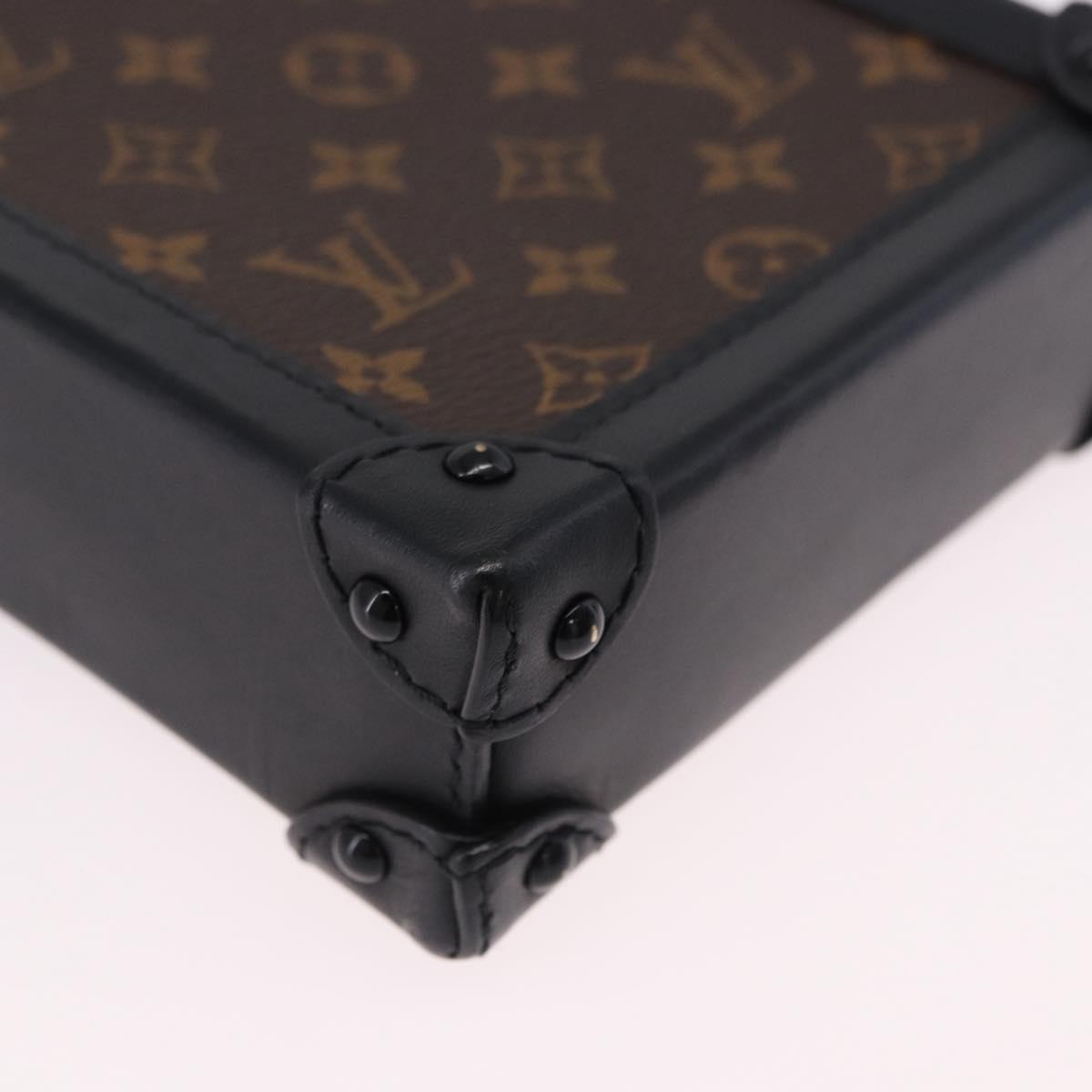LOUIS VUITTON Monogram Pochette Trunk Vertical Shoulder Bag M63913 Auth ka5398M