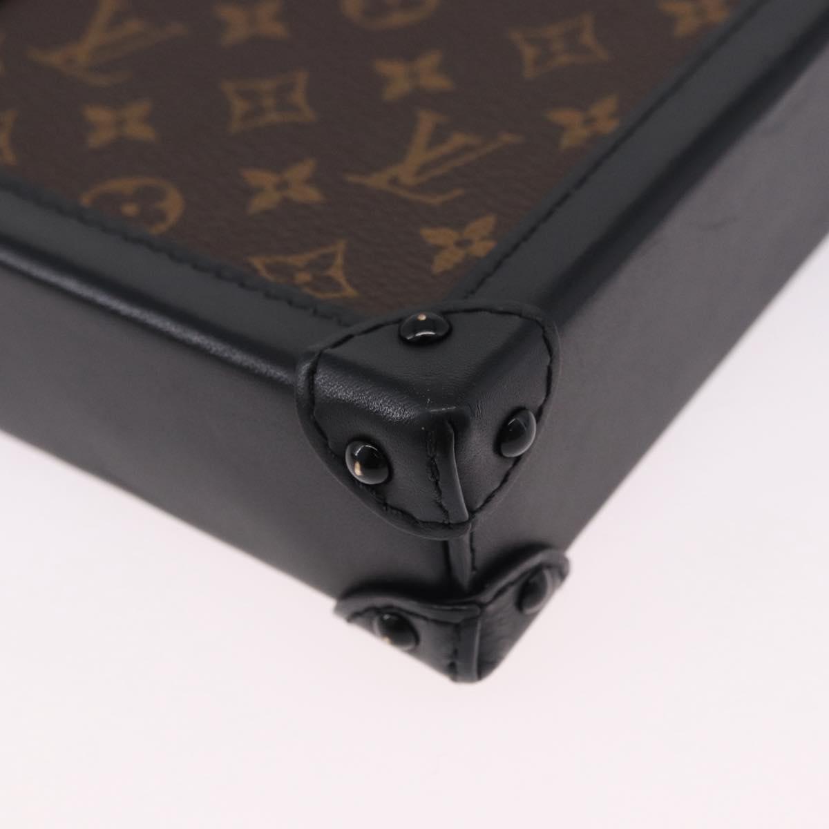 LOUIS VUITTON Monogram Pochette Trunk Vertical Shoulder Bag M63913 Auth ka5398M