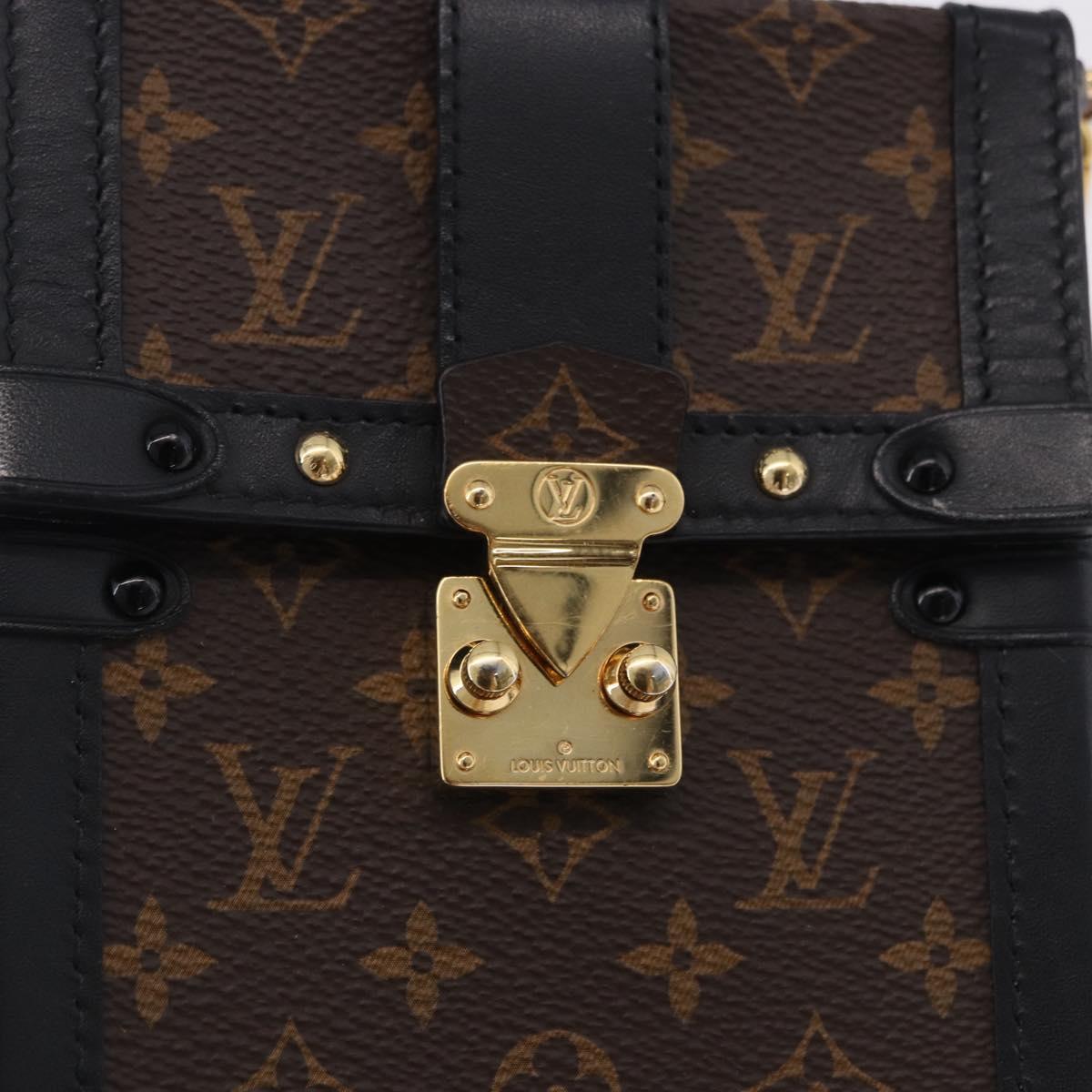 LOUIS VUITTON Monogram Pochette Trunk Vertical Shoulder Bag M63913 Auth ka5398M