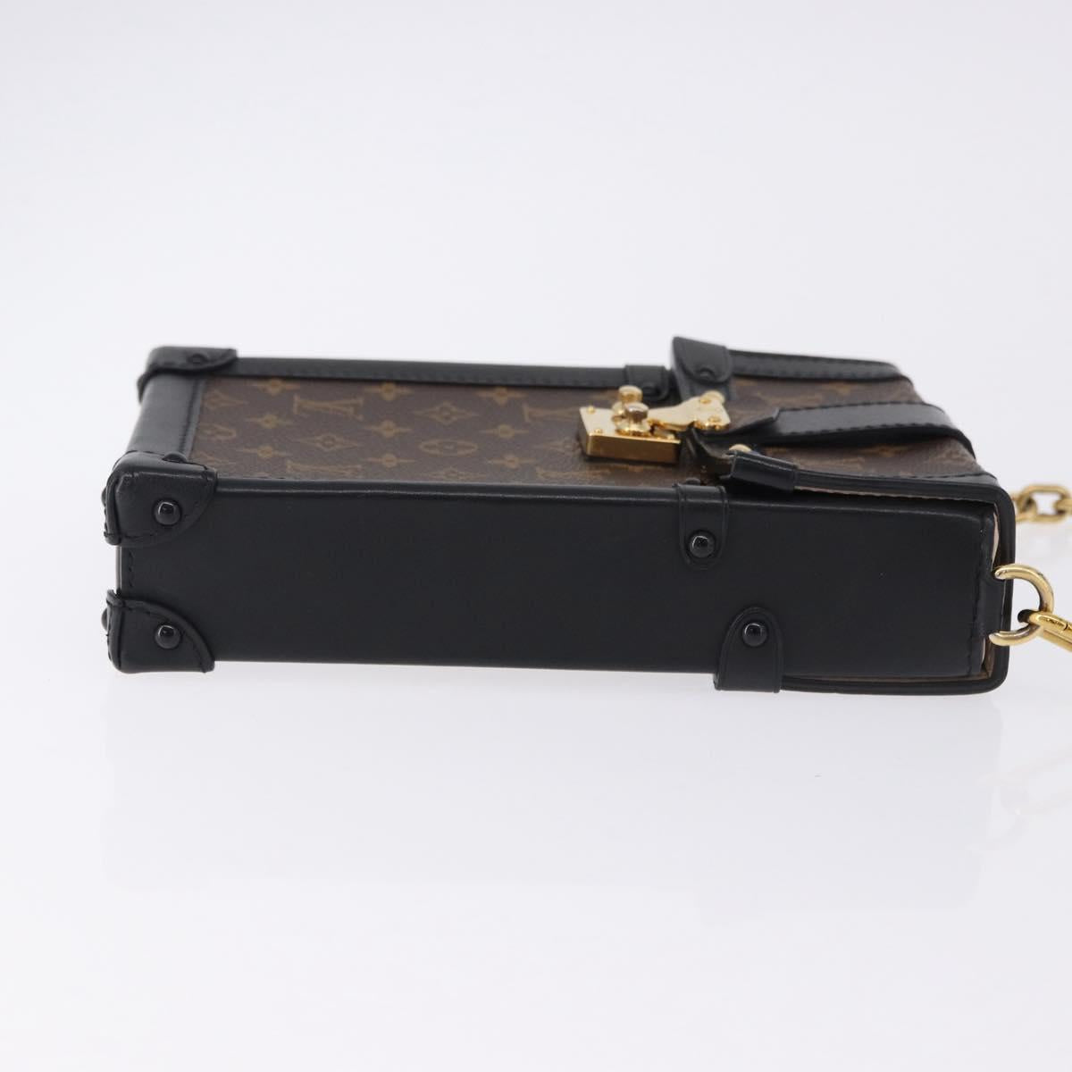 LOUIS VUITTON Monogram Pochette Trunk Vertical Shoulder Bag M63913 Auth ka5398M