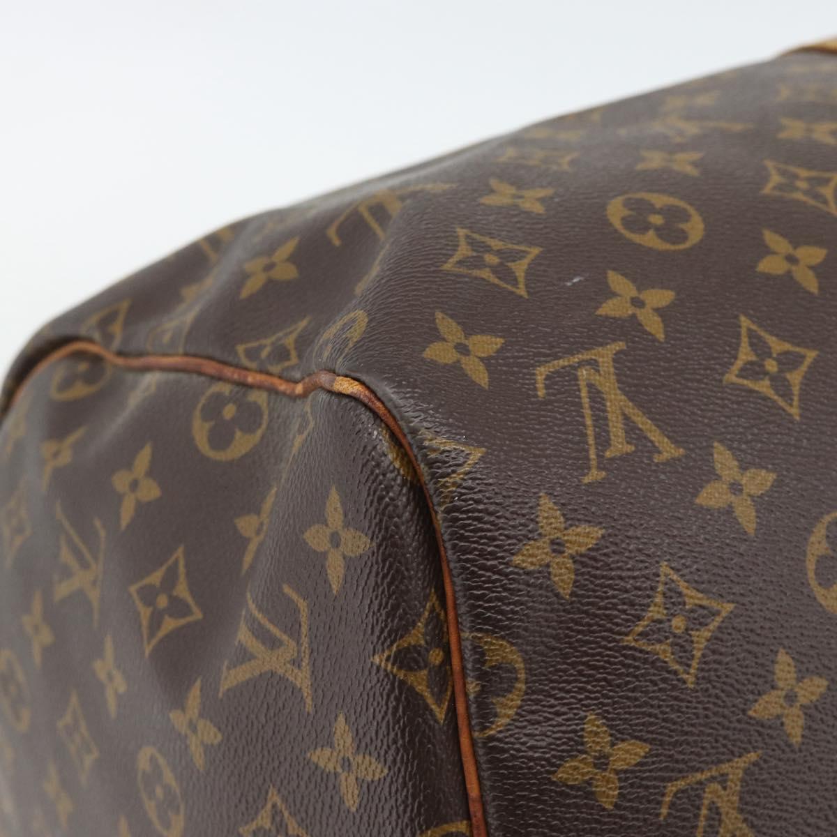 LOUIS VUITTON Monogram Keepall 55 Boston Bag M41424 LV Auth ka5404