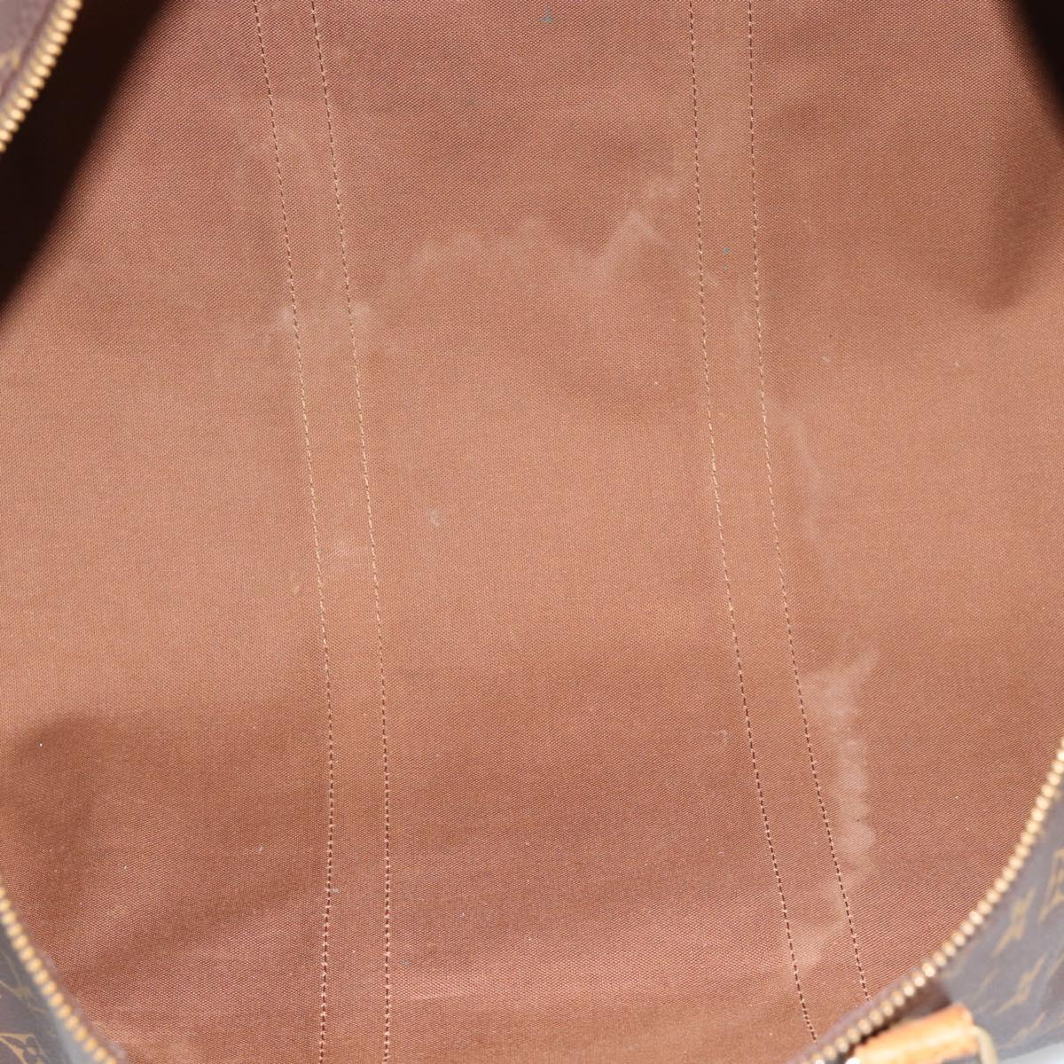 LOUIS VUITTON Monogram Keepall 55 Boston Bag M41424 LV Auth ka5404