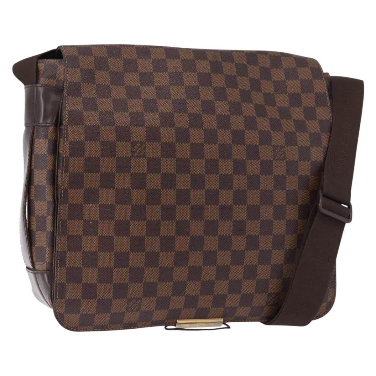 LOUIS VUITTON Damier Ebene Bastille Shoulder Bag N45258 LV Auth ka5408
