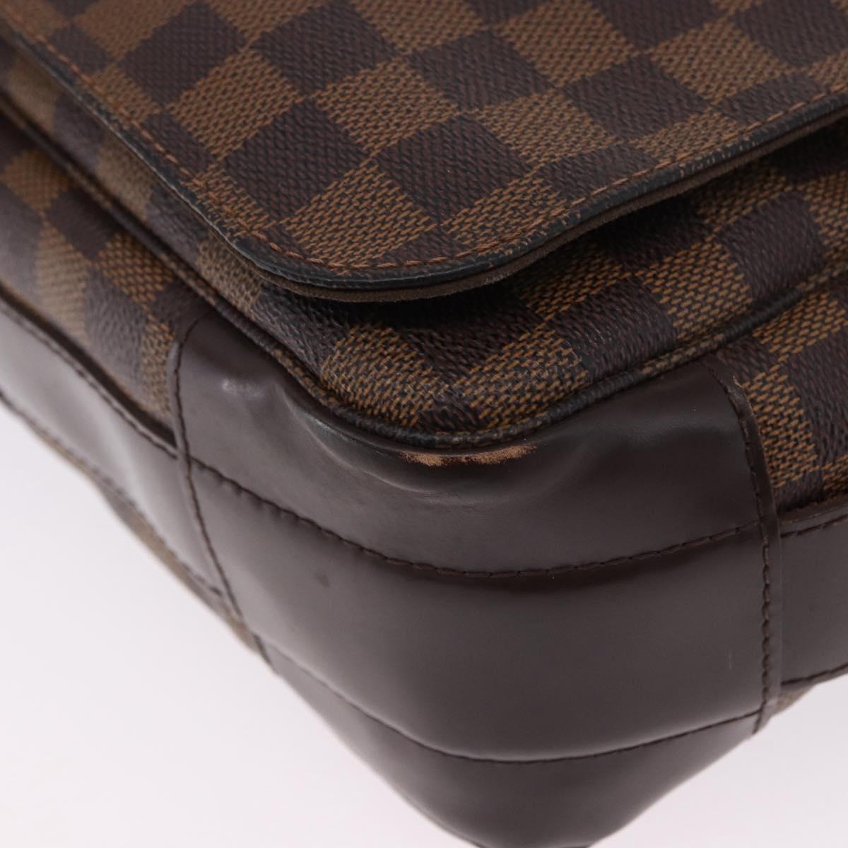 LOUIS VUITTON Damier Ebene Bastille Shoulder Bag N45258 LV Auth ka5408