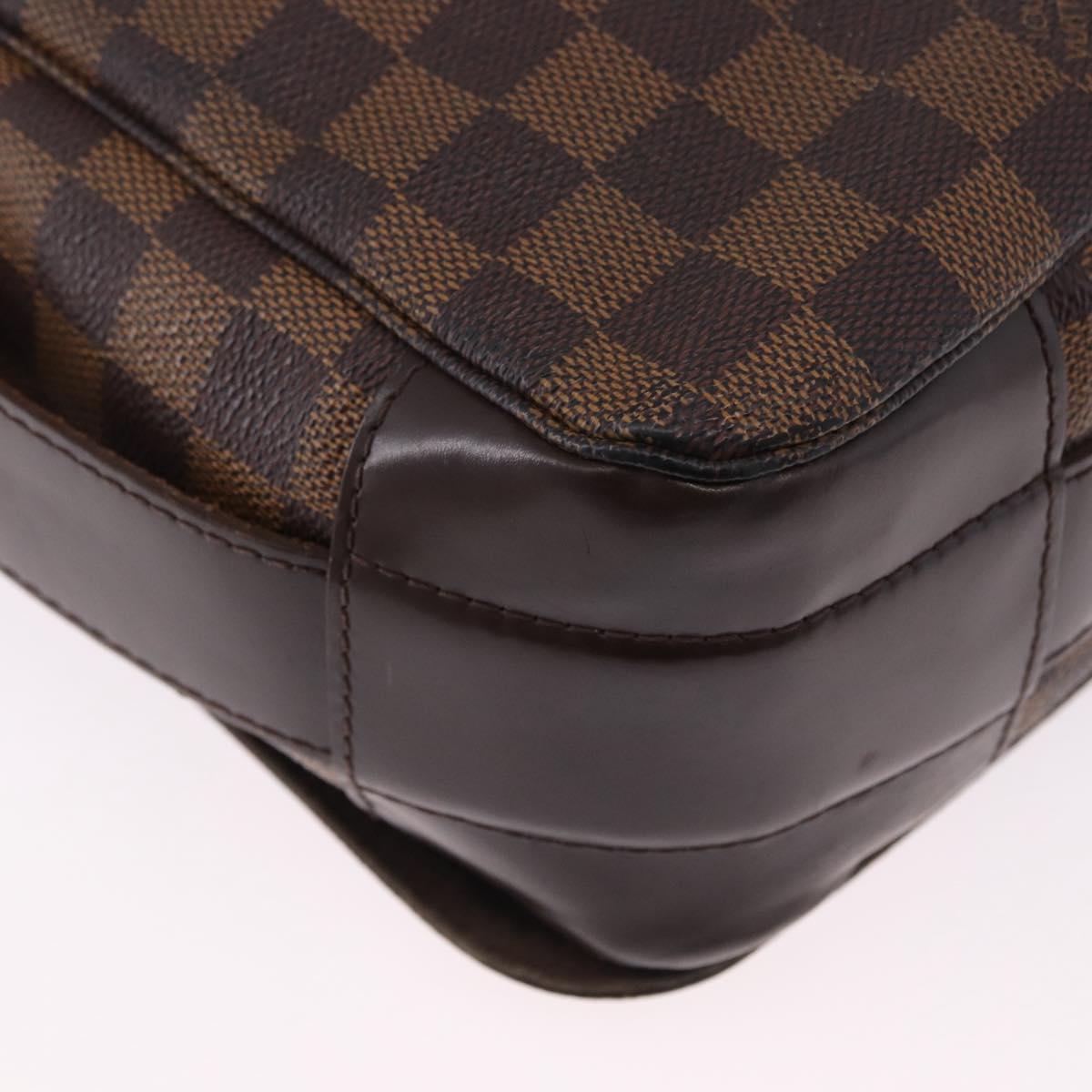 LOUIS VUITTON Damier Ebene Bastille Shoulder Bag N45258 LV Auth ka5408