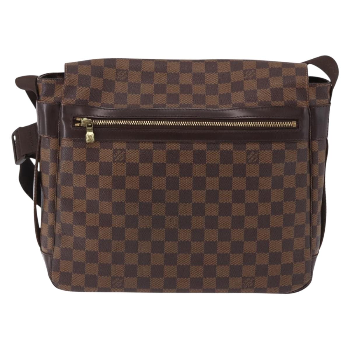 LOUIS VUITTON Damier Ebene Bastille Shoulder Bag N45258 LV Auth ka5408
