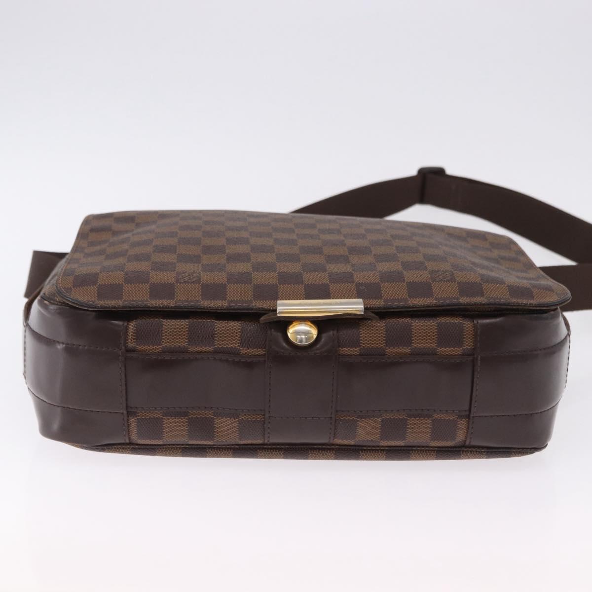 LOUIS VUITTON Damier Ebene Bastille Shoulder Bag N45258 LV Auth ka5408