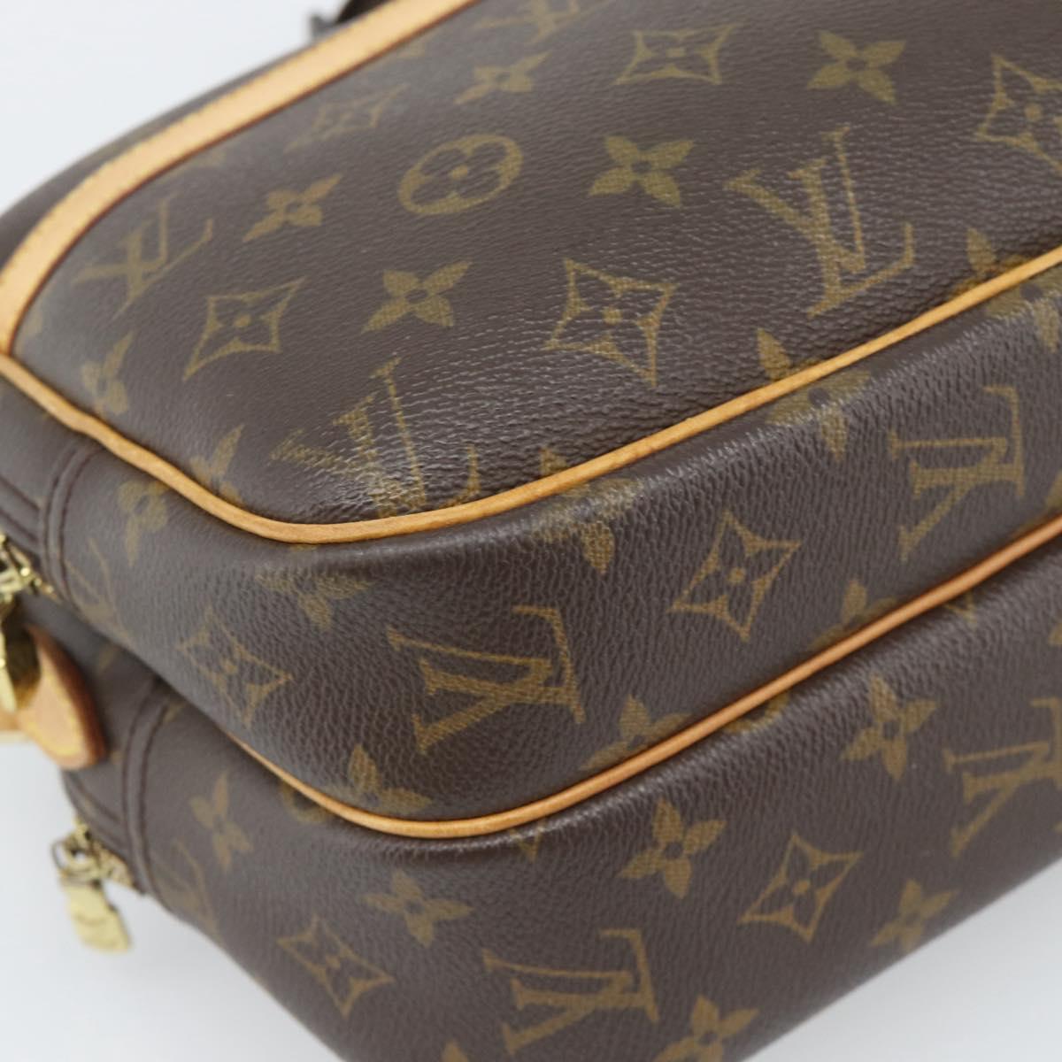 LOUIS VUITTON Monogram Reporter PM Shoulder Bag M45254 LV Auth ka5409