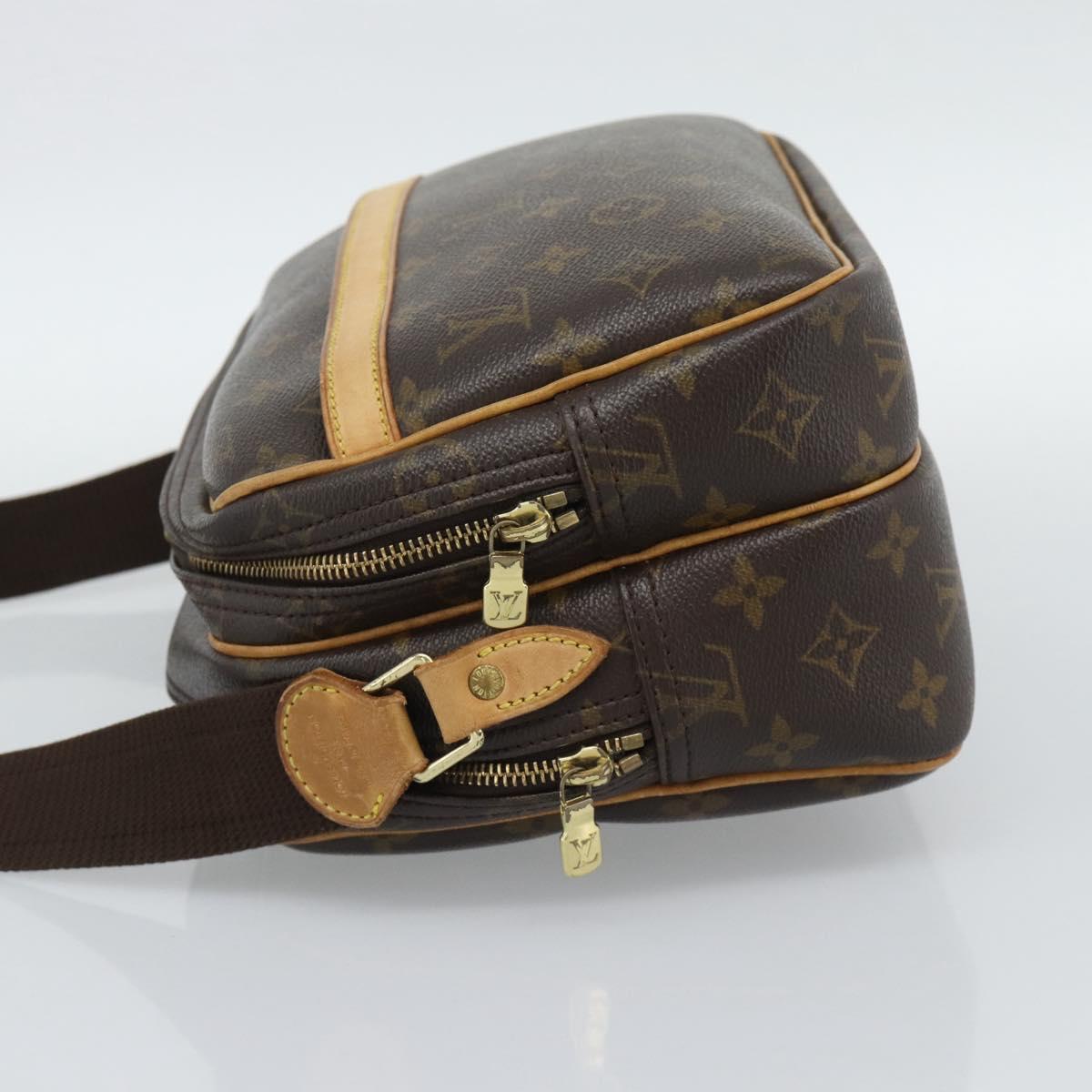 LOUIS VUITTON Monogram Reporter PM Shoulder Bag M45254 LV Auth ka5409