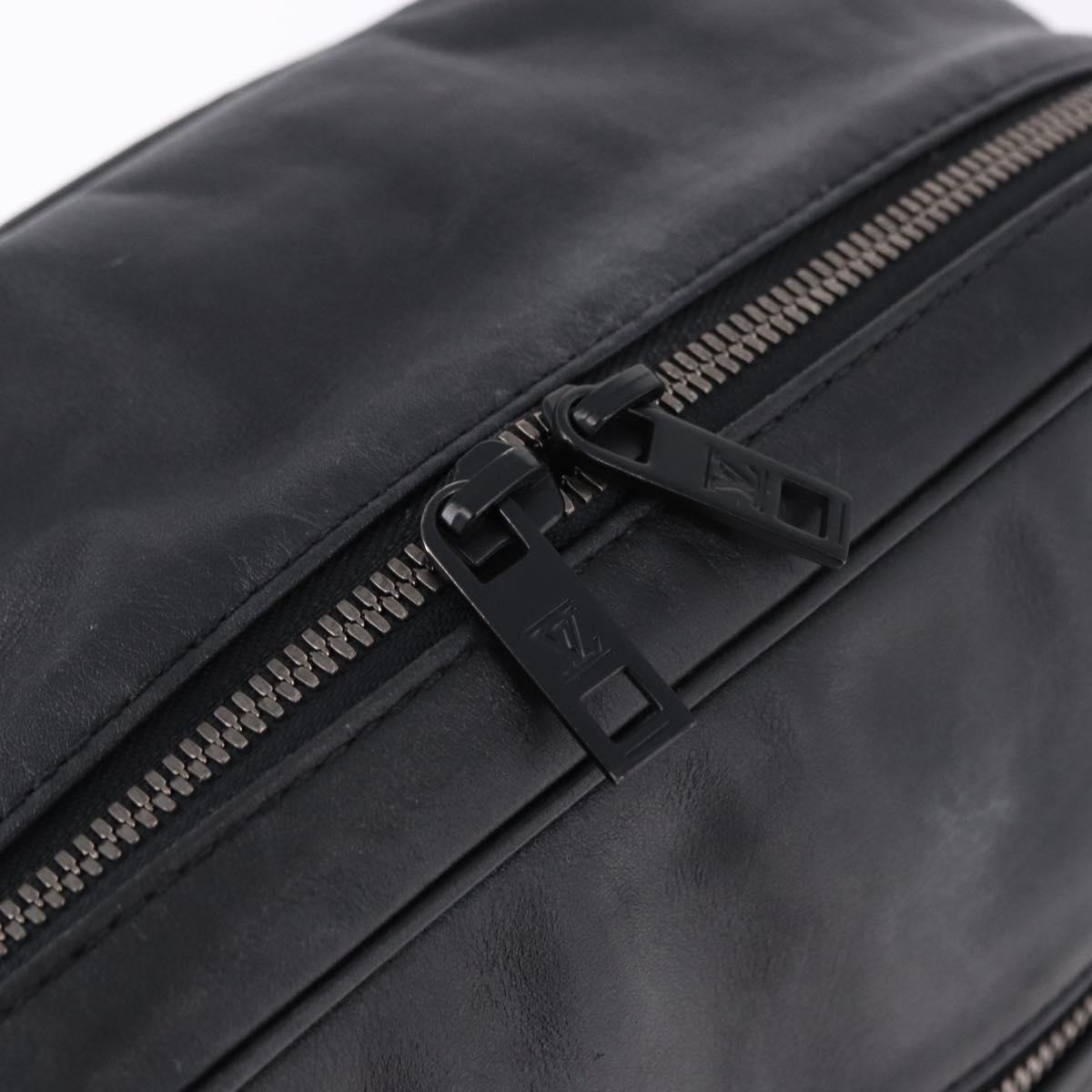 LOUIS VUITTON Monogram Diffir Clarkson Leather Black M92402 LV Auth ka5414