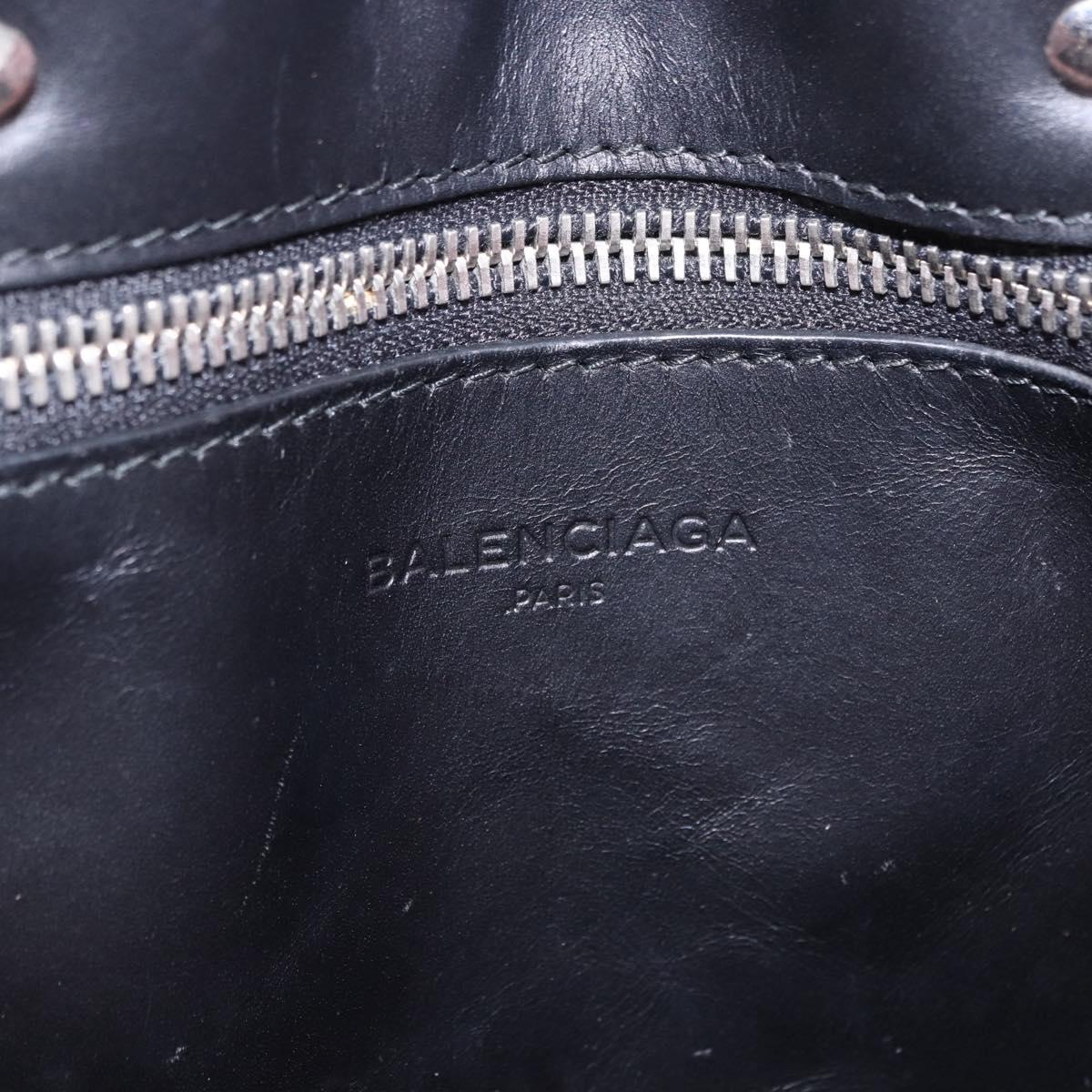 BALENCIAGA Hand Bag Canvas 2way Red Black 410790 Auth ka5418V