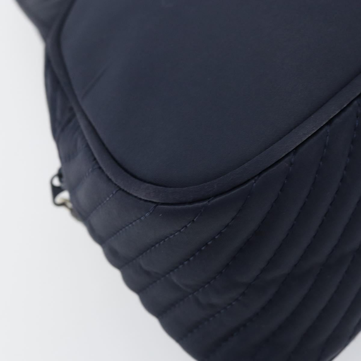 SAINT LAURENT Hand Bag Nylon Navy Auth ka542