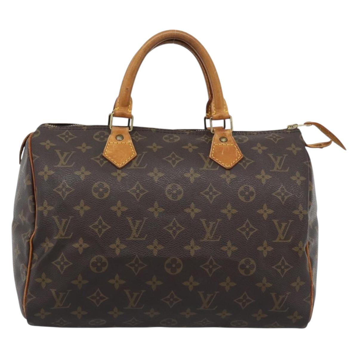 LOUIS VUITTON Monogram Speedy 30 Hand Bag M41526 LV Auth ka5425