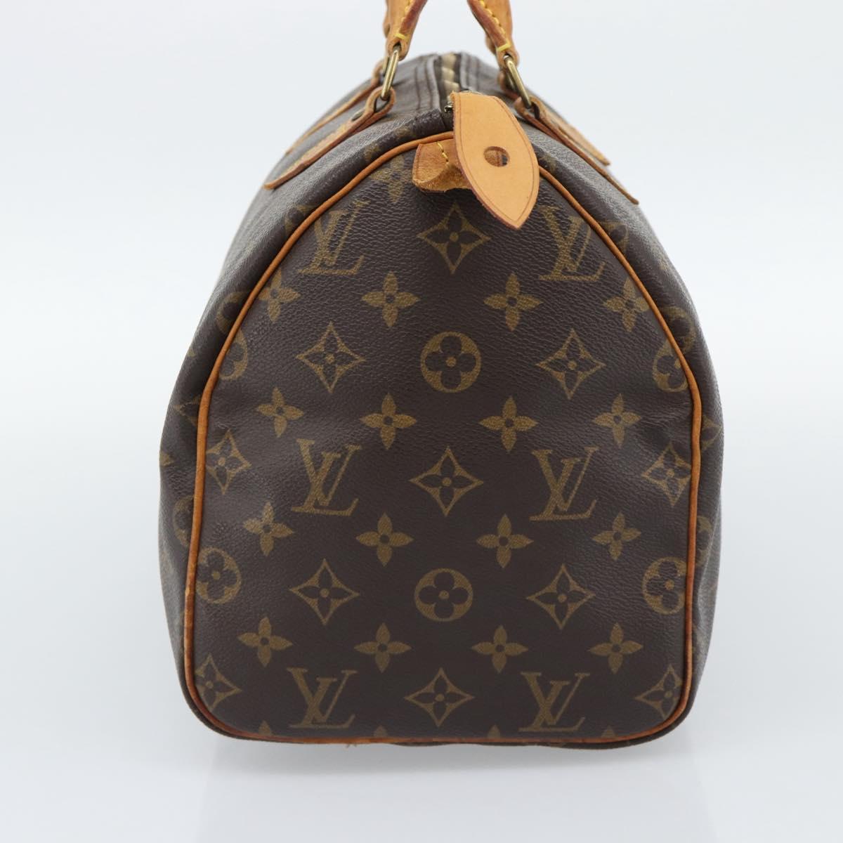 LOUIS VUITTON Monogram Speedy 30 Hand Bag M41526 LV Auth ka5425