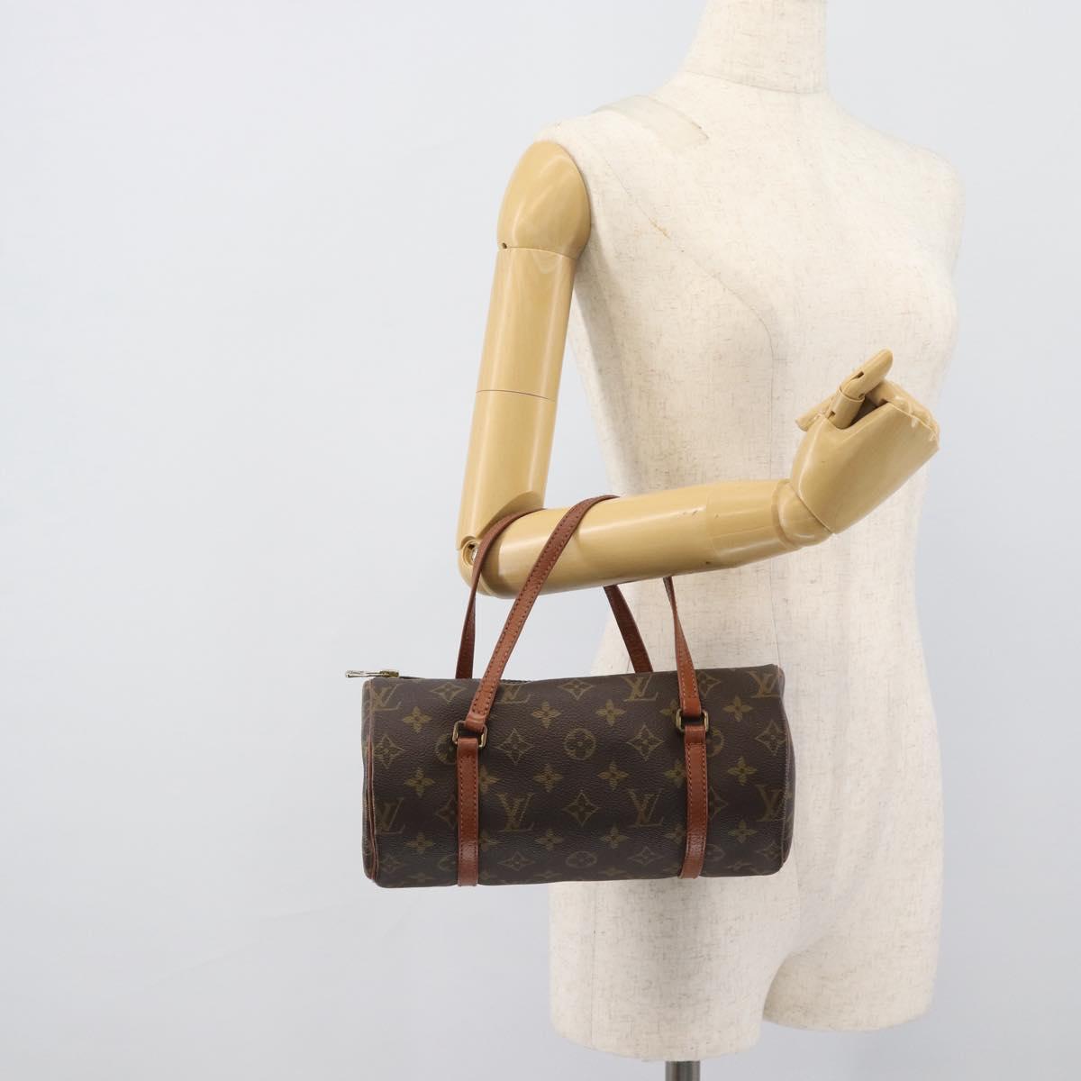 LOUIS VUITTON Monogram Papillon 26 Hand Bag M51366 LV Auth ka5429