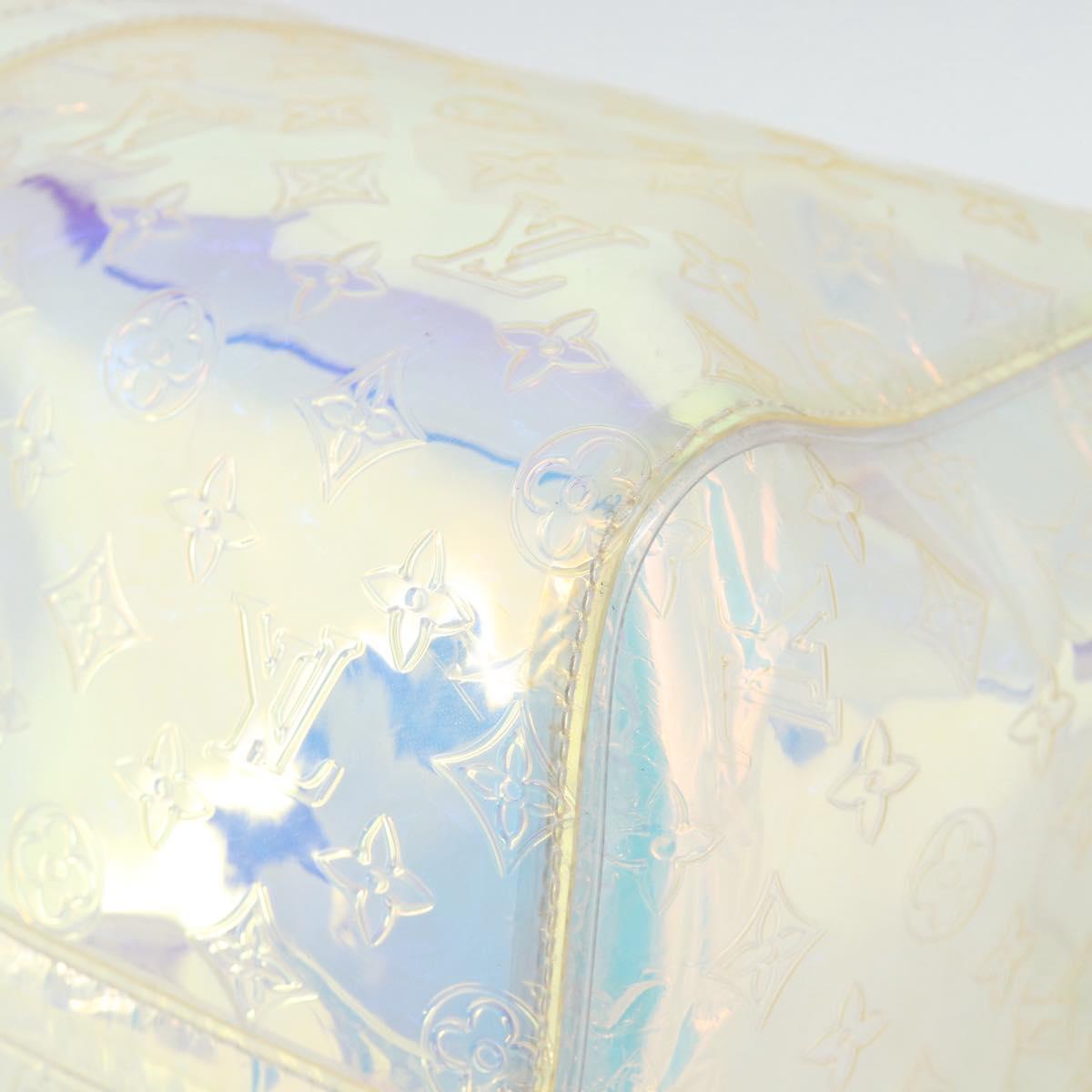LOUIS VUITTON Monogram Prism Keepall Bandouliere 50 Clear M53271 LV Auth ka5430M