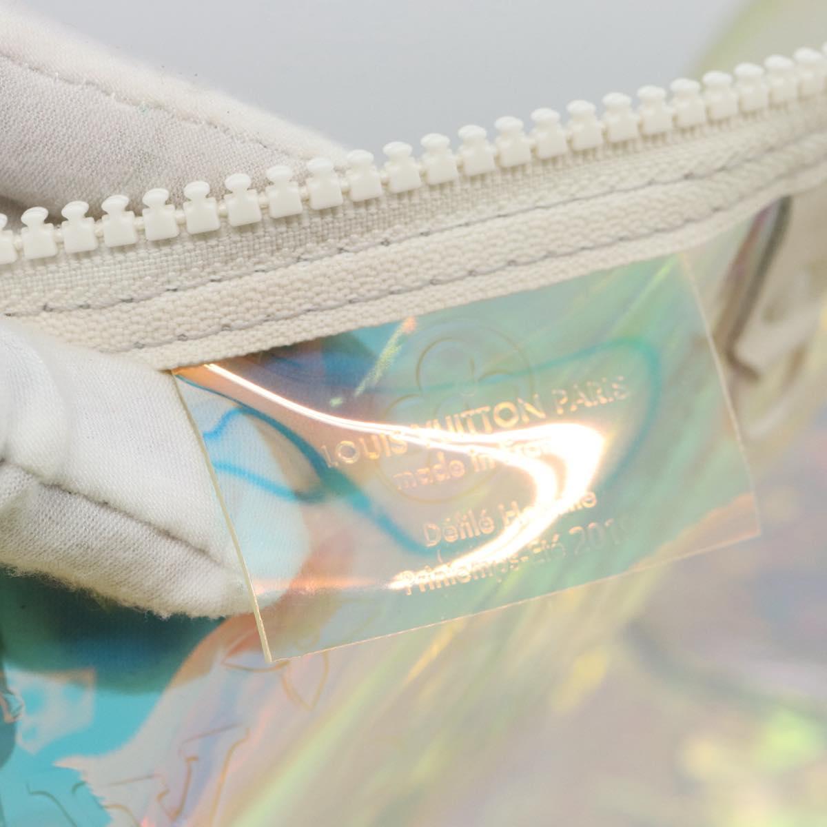 LOUIS VUITTON Monogram Prism Keepall Bandouliere 50 Clear M53271 LV Auth ka5430M