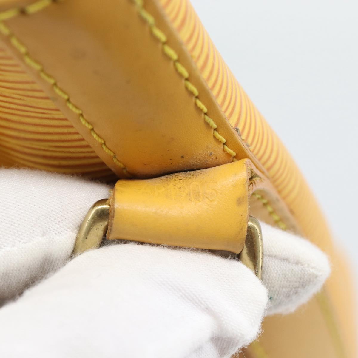 LOUIS VUITTON Epi Petit Noe Shoulder Bag Tassili Yellow M44109 LV Auth ka5433