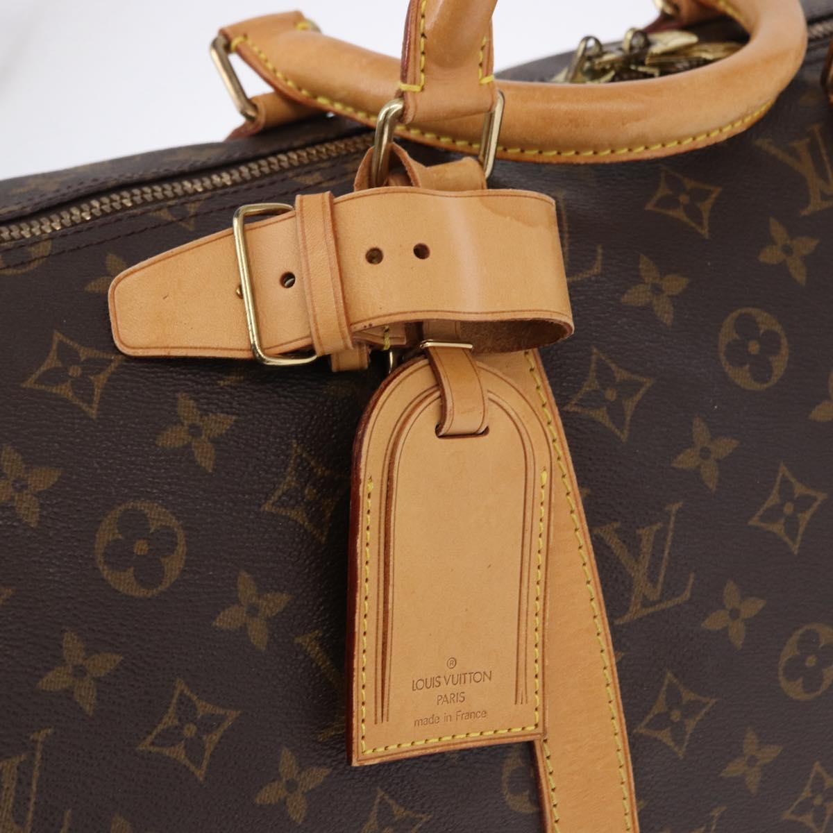 LOUIS VUITTON Monogram Keepall Bandouliere 50 Boston Bag M41416 LV Auth ka5436A