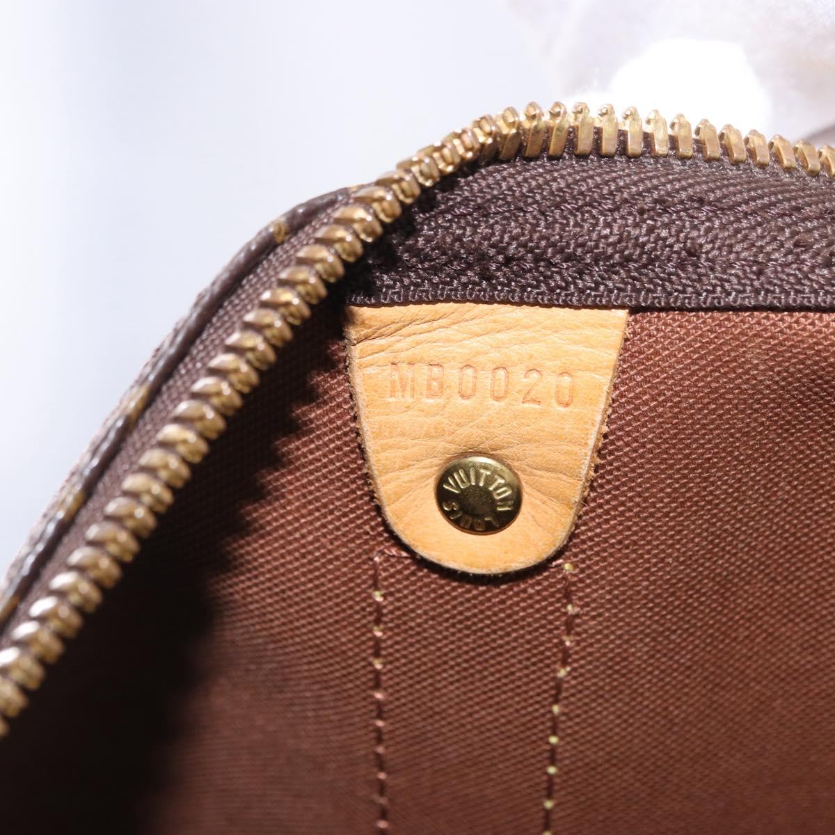 LOUIS VUITTON Monogram Keepall Bandouliere 50 Boston Bag M41416 LV Auth ka5436A