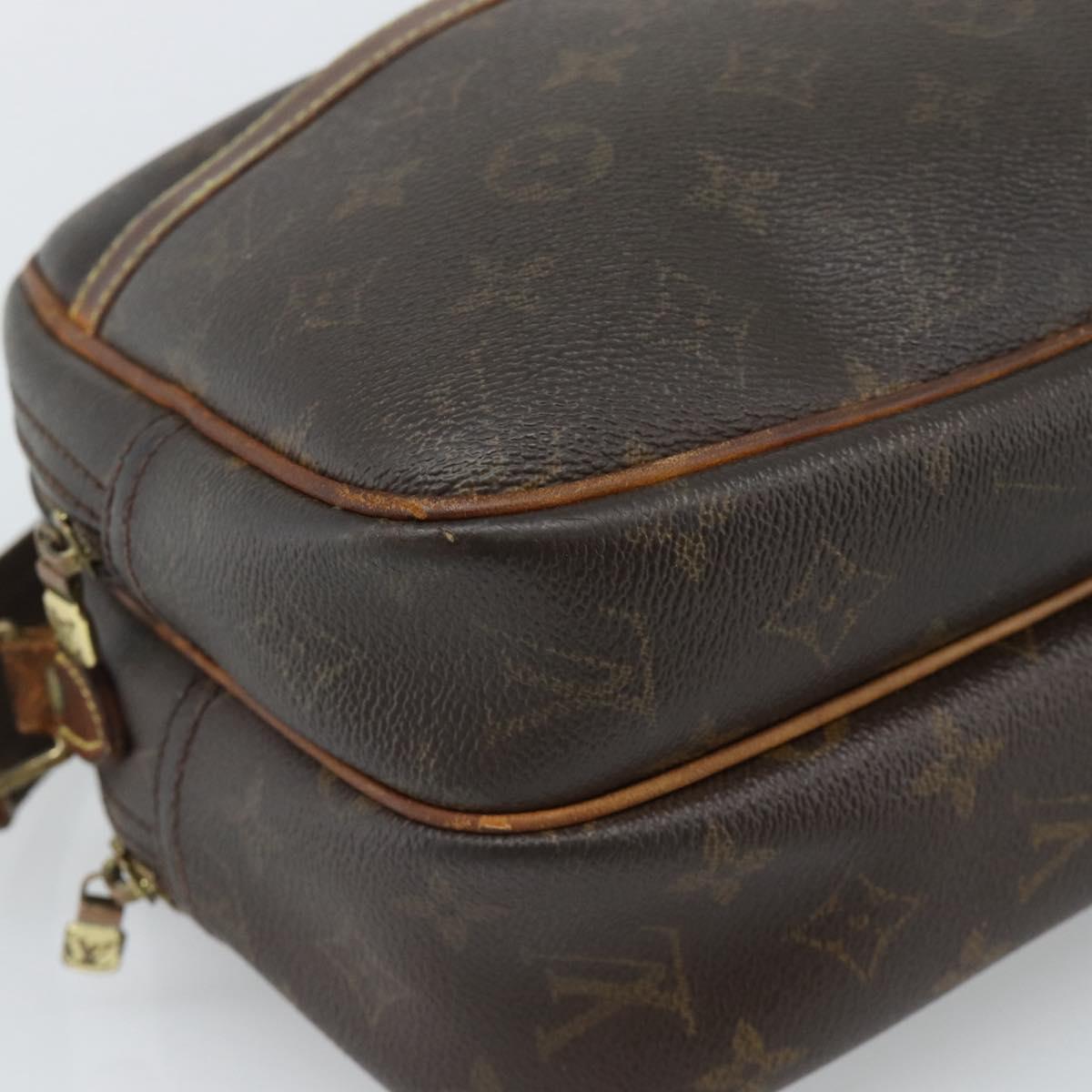 LOUIS VUITTON Monogram Reporter PM Shoulder Bag M45254 LV Auth ka5441
