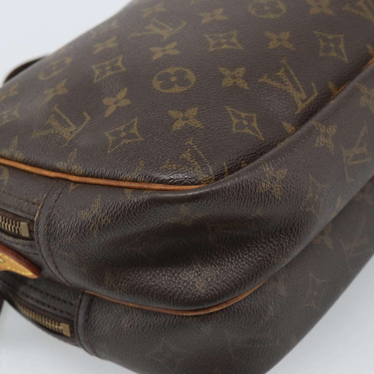 LOUIS VUITTON Monogram Reporter PM Shoulder Bag M45254 LV Auth ka5441