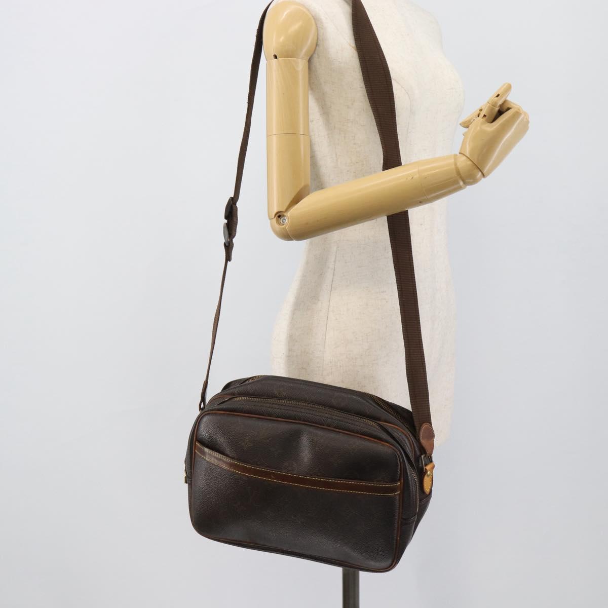 LOUIS VUITTON Monogram Reporter PM Shoulder Bag M45254 LV Auth ka5441