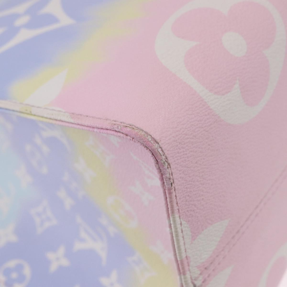 LOUIS VUITTON Monogram Giant Pastels On The Go GM 2way Multicolor Auth ka5447M