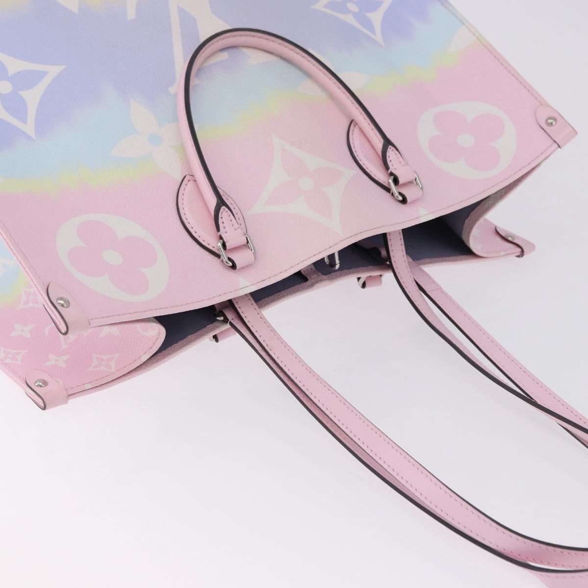 LOUIS VUITTON Monogram Giant Pastels On The Go GM 2way Multicolor Auth ka5447M