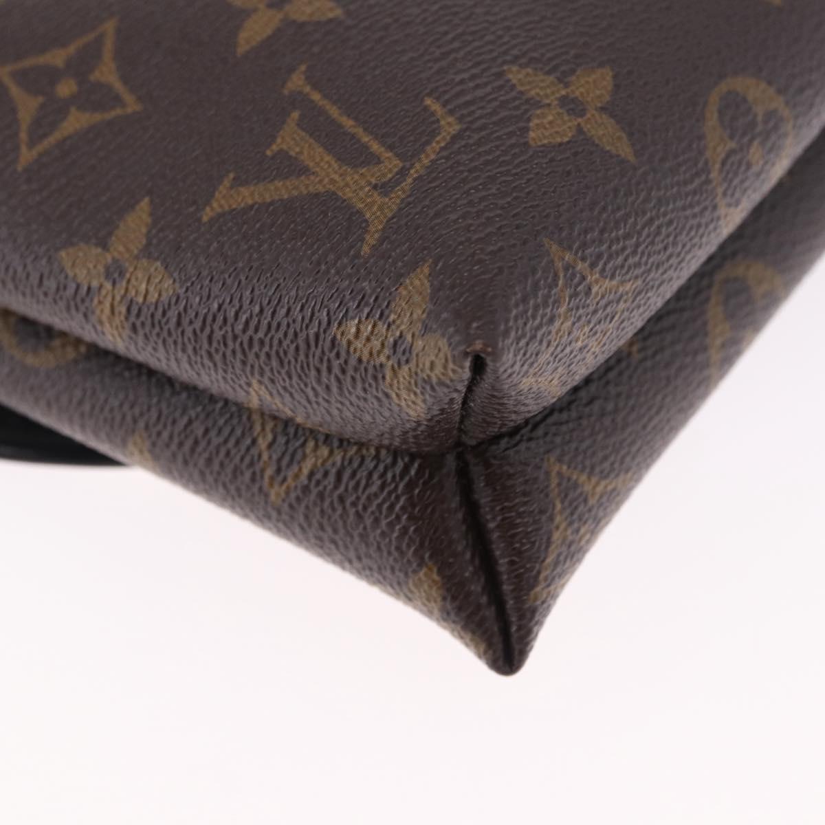 LOUIS VUITTON Yamamoto Kansai Pochette Kabuki Mask M43532 Auth ka5449SAM