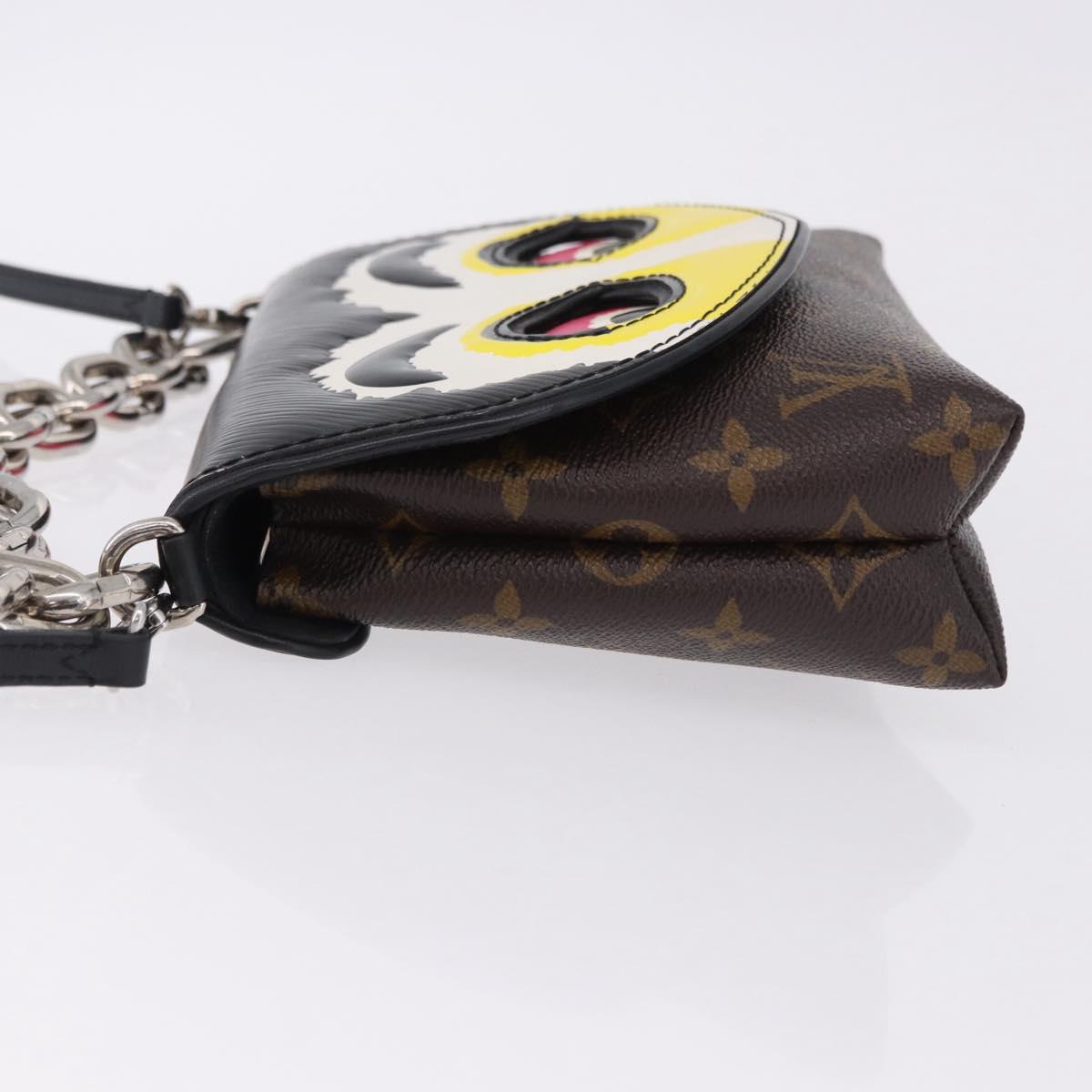 LOUIS VUITTON Yamamoto Kansai Pochette Kabuki Mask M43532 Auth ka5449SAM