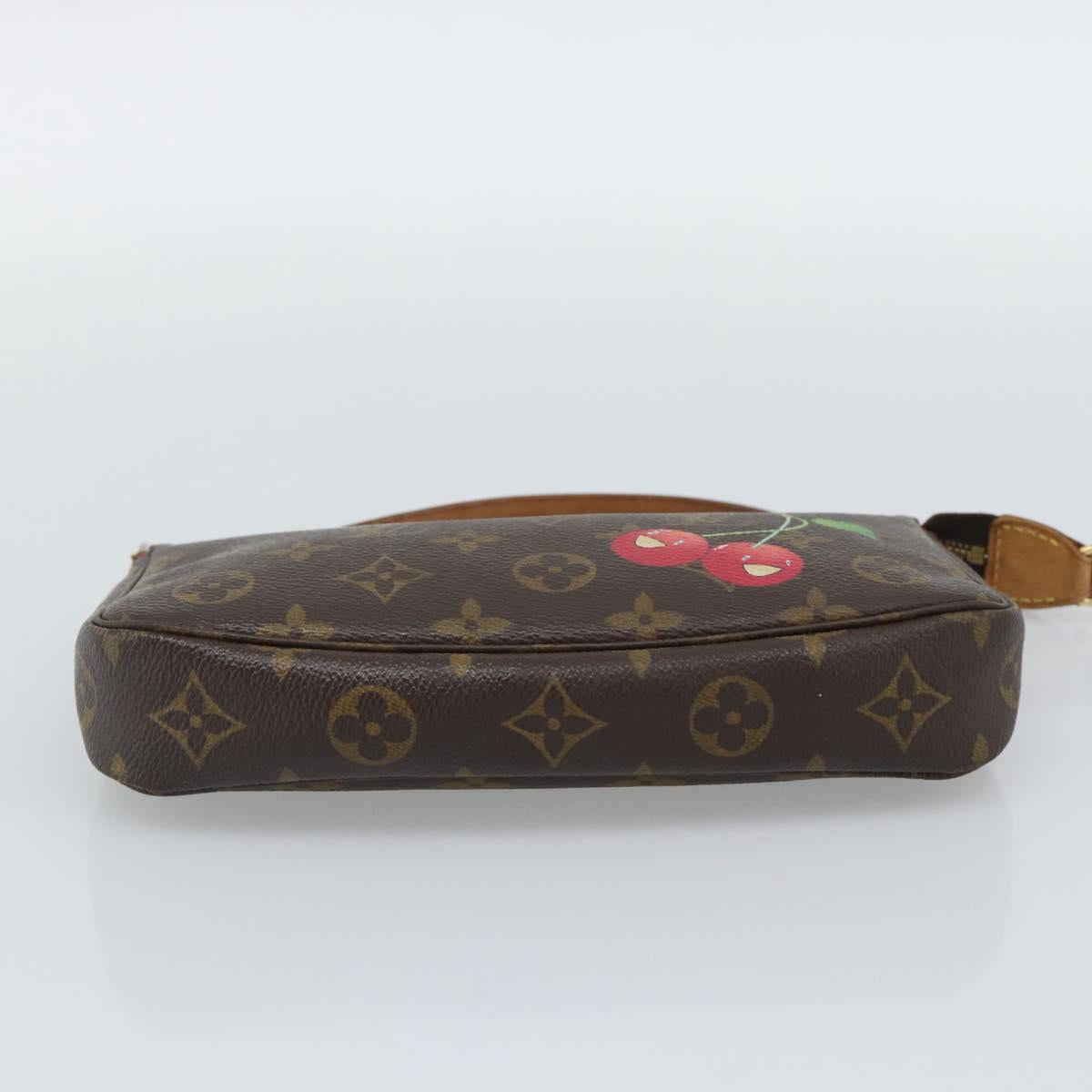 LOUIS VUITTON Monogram Cherry Pochette Accessoires Pouch M95008 LV Auth ka5453A