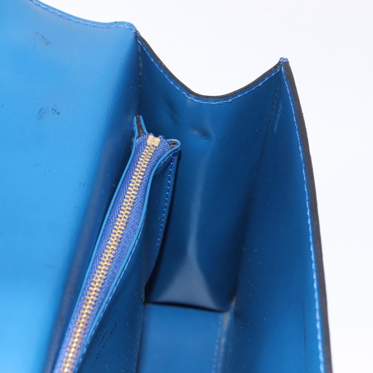 LOUIS VUITTON Epi Malesherbes Hand Bag Blue M52375 LV Auth ka5454