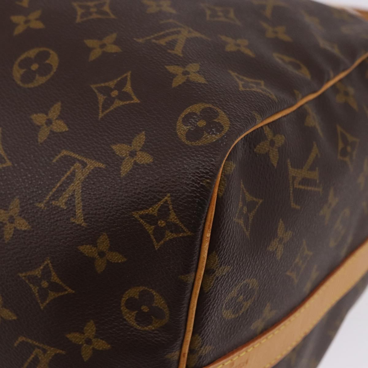 LOUIS VUITTON Monogram Keepall Bandouliere 50 Boston Bag M41416 LV Auth ka5457A