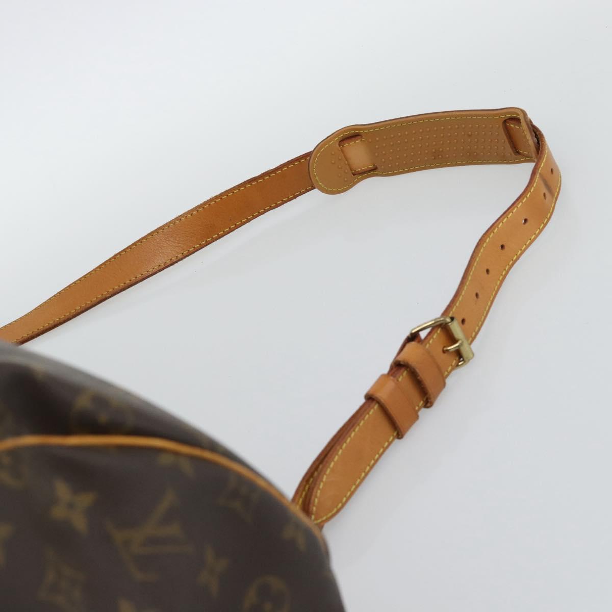 LOUIS VUITTON Monogram Keepall Bandouliere 55 Boston Bag M41414 LV Auth ka5458