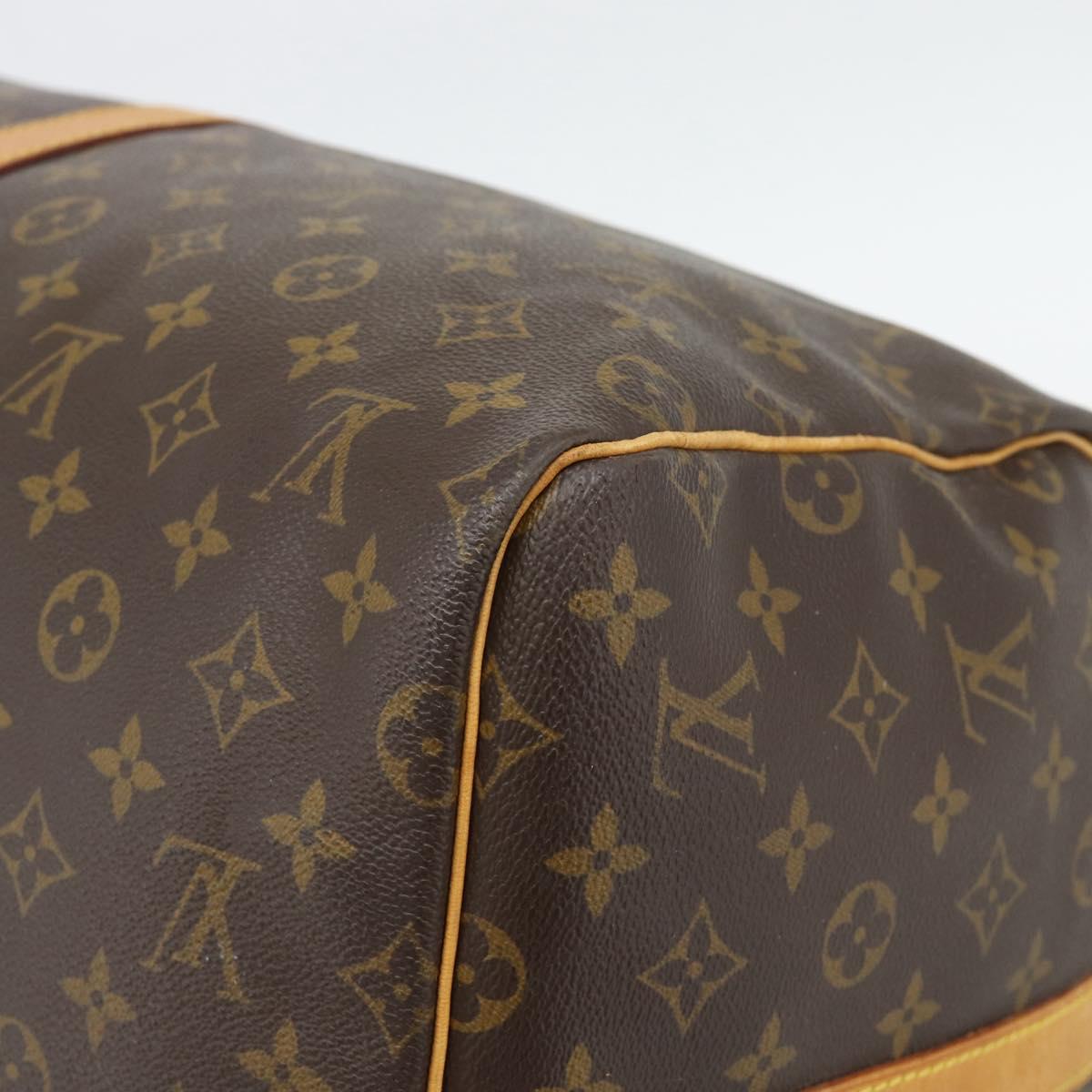 LOUIS VUITTON Monogram Keepall Bandouliere 55 Boston Bag M41414 LV Auth ka5458