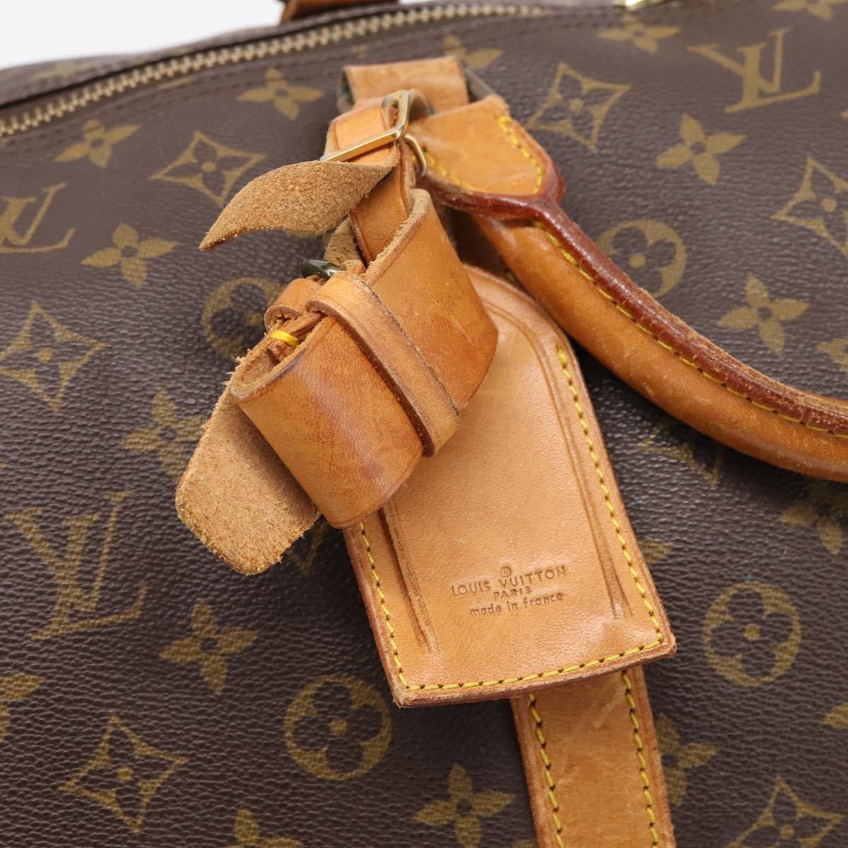 LOUIS VUITTON Monogram Keepall 60 Boston Bag M41422 LV Auth ka5459