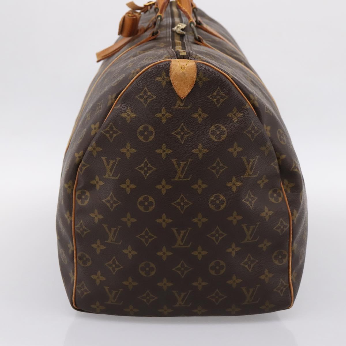 LOUIS VUITTON Monogram Keepall 60 Boston Bag M41422 LV Auth ka5459
