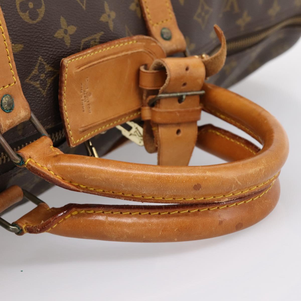 LOUIS VUITTON Monogram Keepall 60 Boston Bag M41422 LV Auth ka5459
