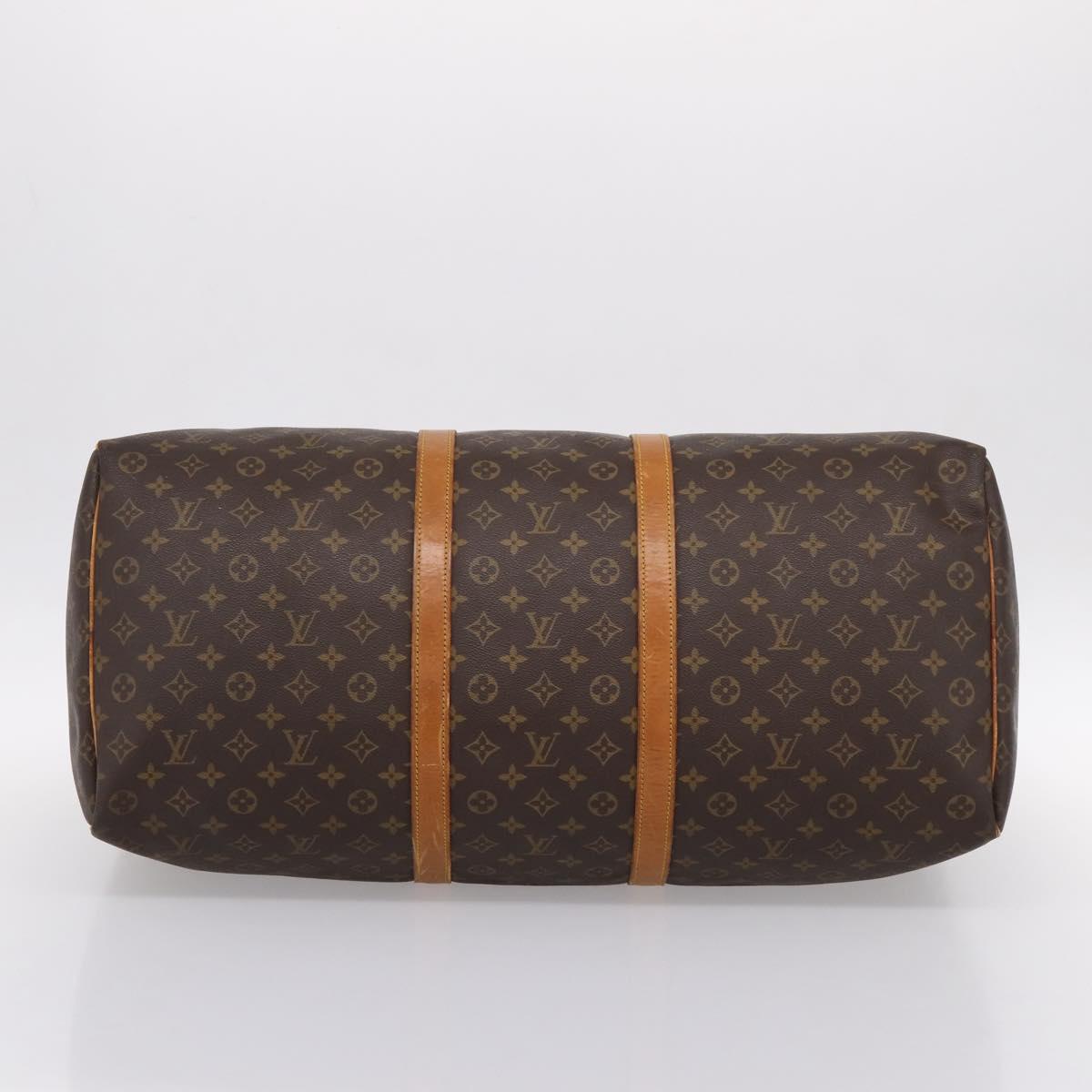 LOUIS VUITTON Monogram Keepall 60 Boston Bag M41422 LV Auth ka5459