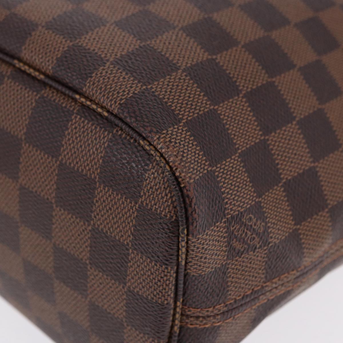 LOUIS VUITTON Damier Ebene Neverfull PM Tote Bag N51109 LV Auth ka5462SAV