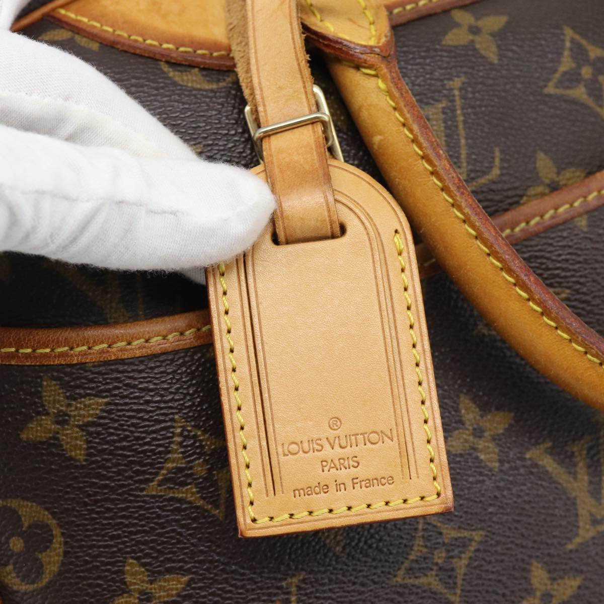 LOUIS VUITTON Monogram Deauville Hand Bag M47270 LV Auth ka5464