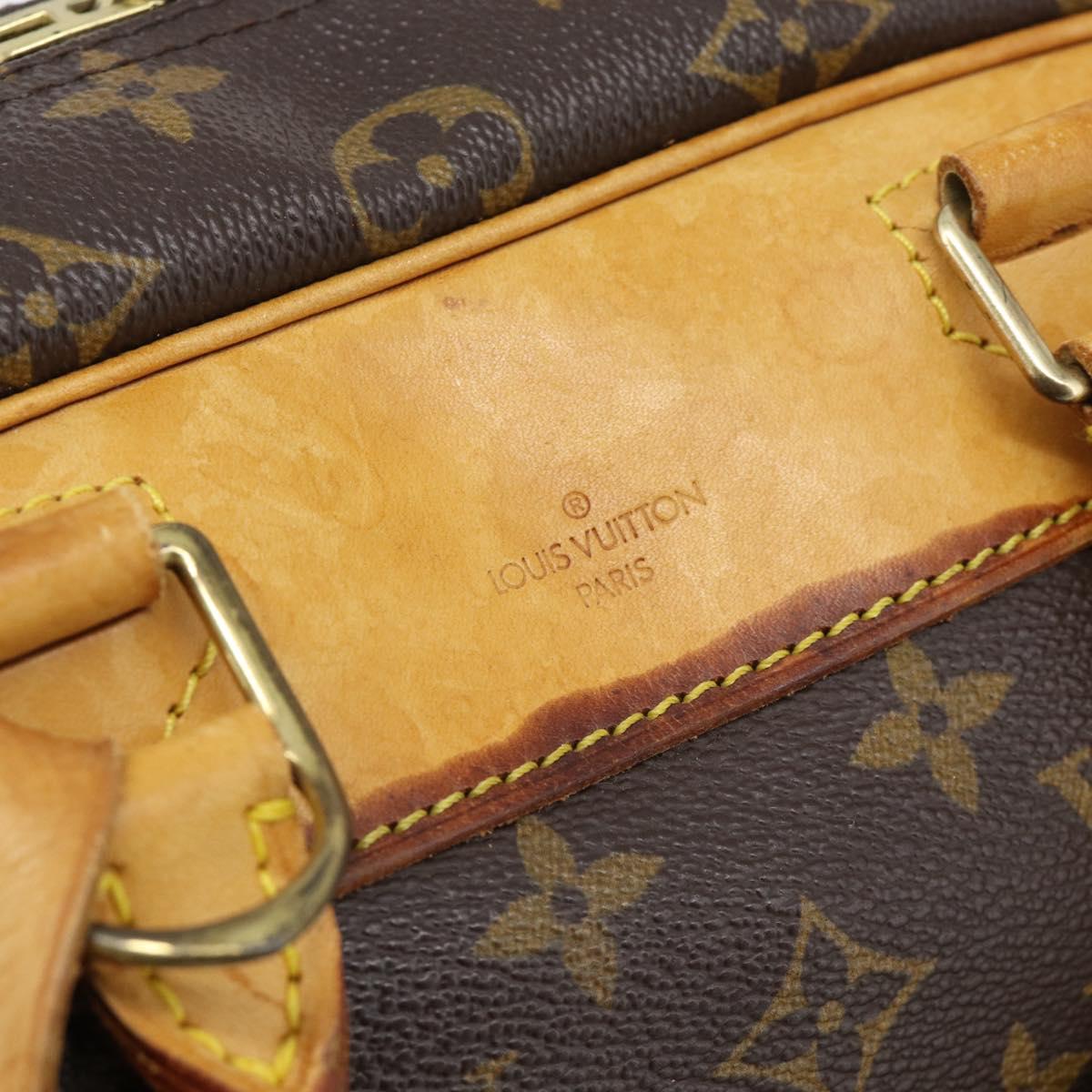 LOUIS VUITTON Monogram Deauville Hand Bag M47270 LV Auth ka5464