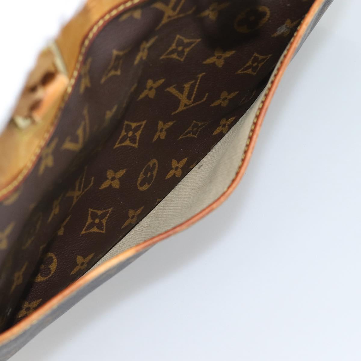 LOUIS VUITTON Monogram Deauville Hand Bag M47270 LV Auth ka5464