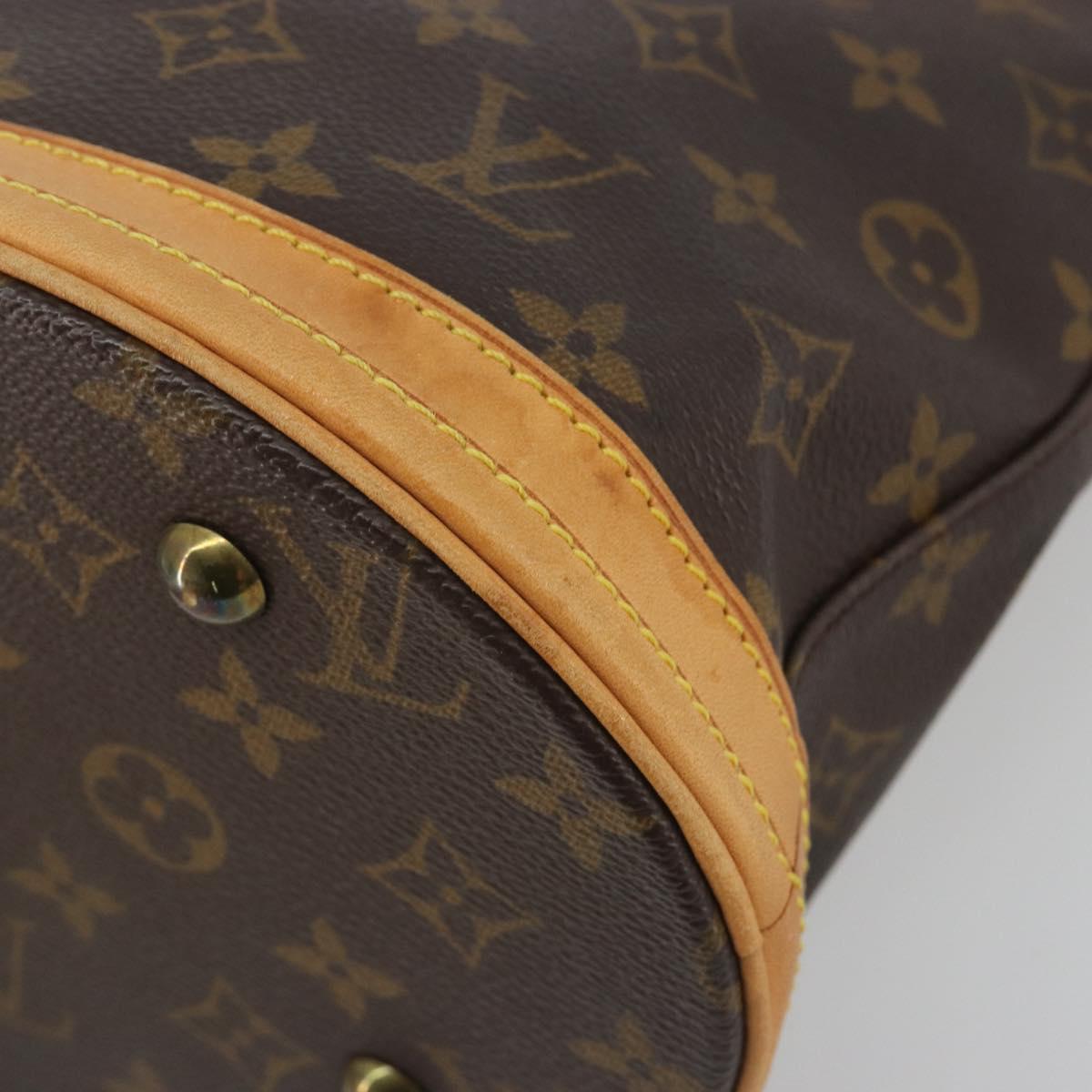 LOUIS VUITTON Monogram Bucket PM Shoulder Bag M42238 LV Auth ka5467