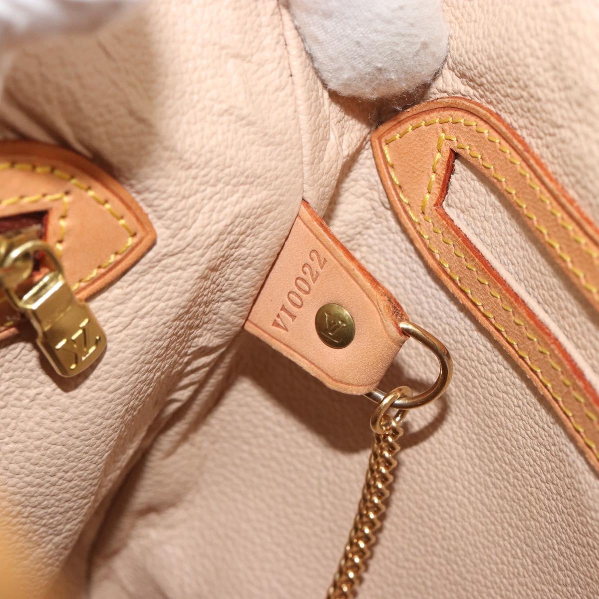 LOUIS VUITTON Monogram Bucket PM Shoulder Bag M42238 LV Auth ka5467