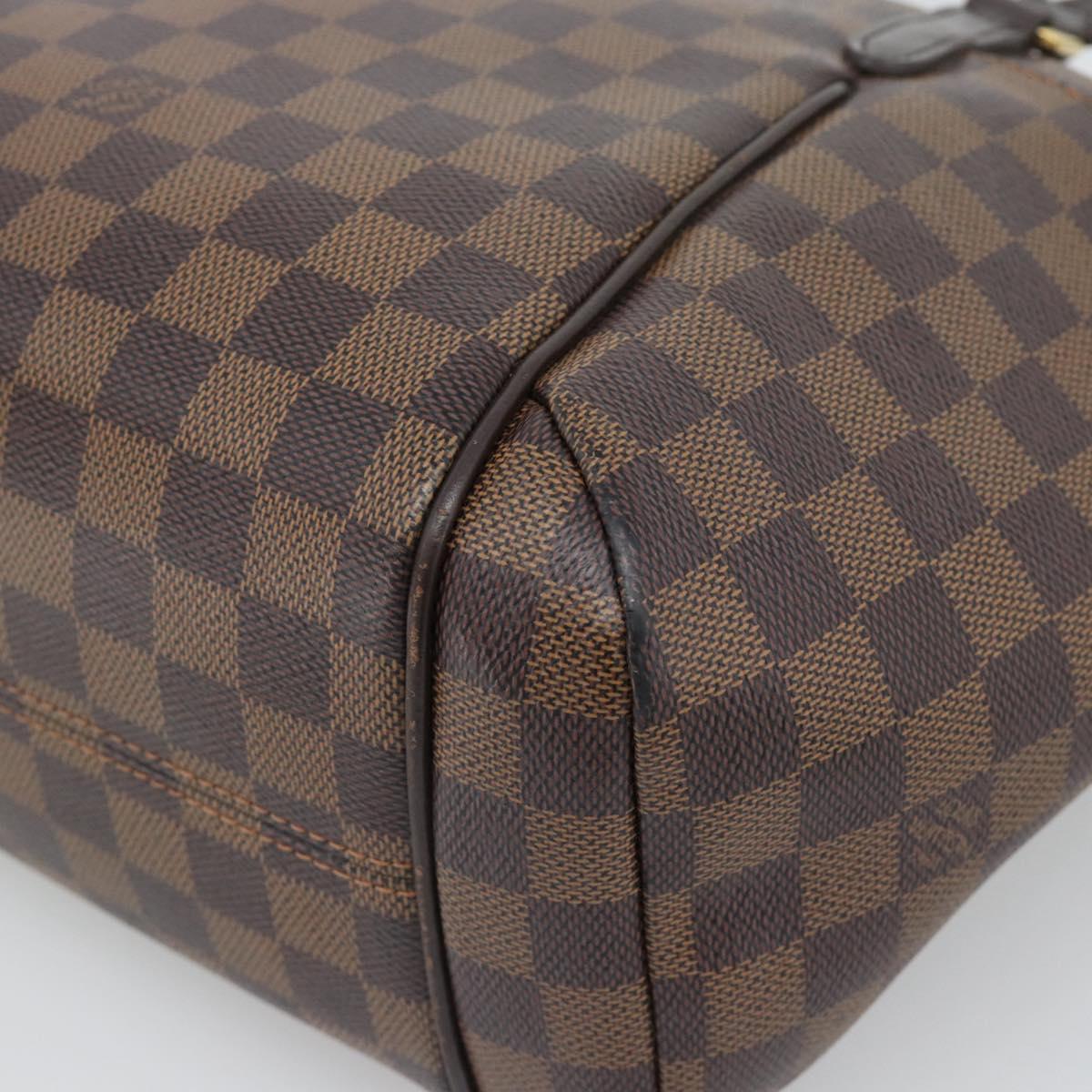 LOUIS VUITTON Damier Ebene Totally PM Tote Bag N41282 LV Auth ka5468