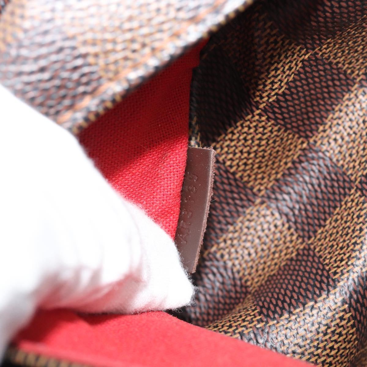 LOUIS VUITTON Damier Ebene Totally PM Tote Bag N41282 LV Auth ka5468